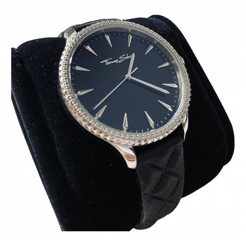 Pre-owned Thomas Sabo Watch In Black