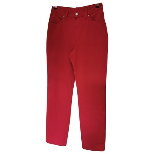 Pre-owned Versace Jeans In Red