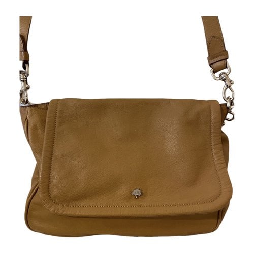 Pre-owned Mulberry Leather Satchel In Beige
