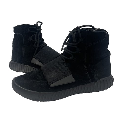 Pre-owned Yeezy X Adidas High Trainers In Black