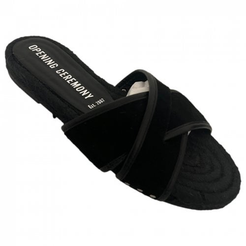 Pre-owned Opening Ceremony Sandal In Black