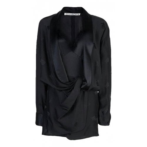Pre-owned Alexander Wang Silk Jumpsuit In Black