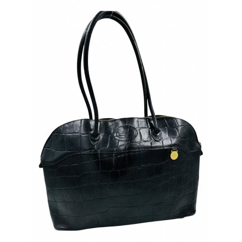 Pre-owned Mulberry Adena Leather Tote In Black