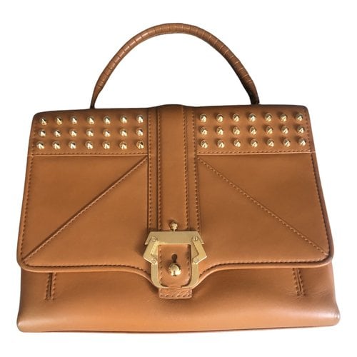 Pre-owned Paula Cademartori Leather Handbag In Camel
