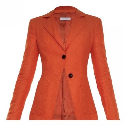 Pre-owned Altuzarra Linen Blazer In Orange