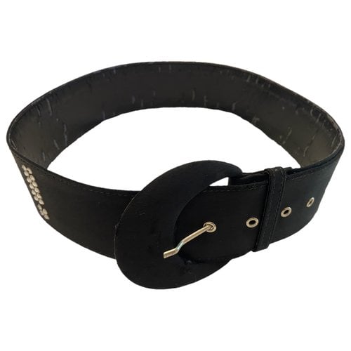 Pre-owned Moschino Cheap And Chic Belt In Black