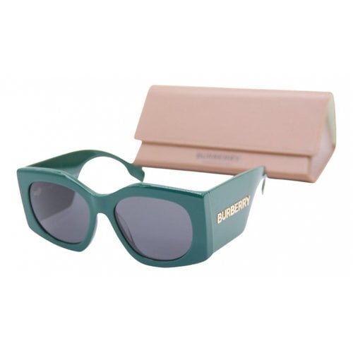 Pre-owned Burberry Sunglasses In Green