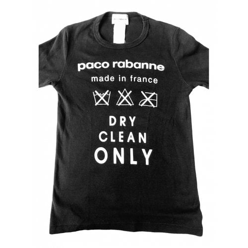 Pre-owned Paco Rabanne T-shirt In Black