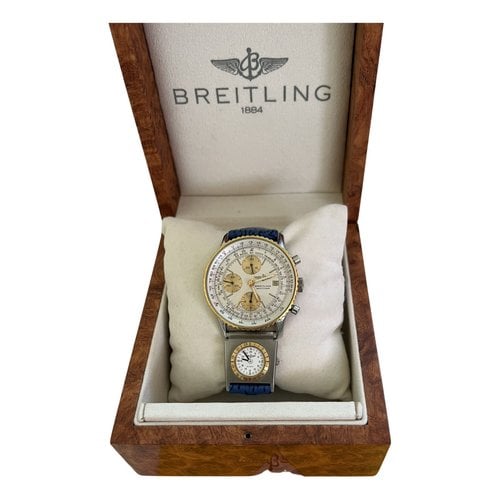Pre-owned Breitling Navitimer Watch In Blue