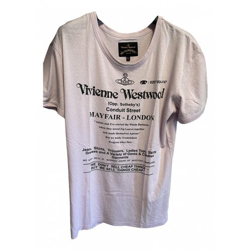 Pre-owned Vivienne Westwood Anglomania T-shirt In Pink