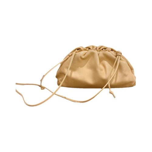 Pre-owned Bottega Veneta Pouch Leather Crossbody Bag In Yellow