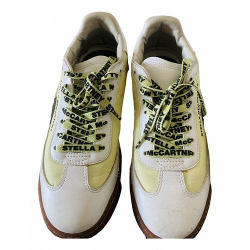 Pre-owned Stella Mccartney Leather Trainers In Yellow