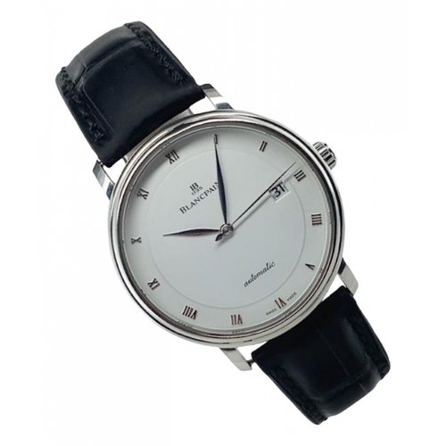 Pre-owned Blancpain Villeret Watch In Silver