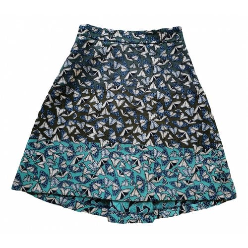 Pre-owned Max & Co Mid-length Skirt In Turquoise