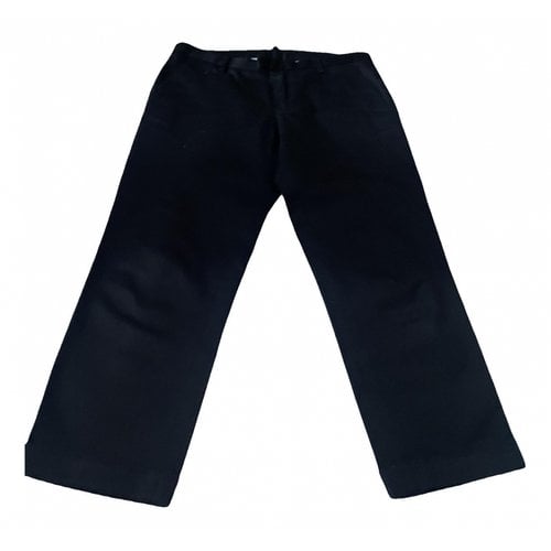 Pre-owned Dsquared2 Straight Pants In Black