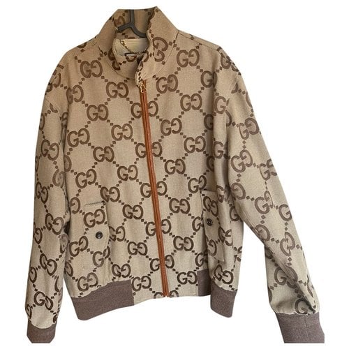 Pre-owned Gucci Coat In Beige