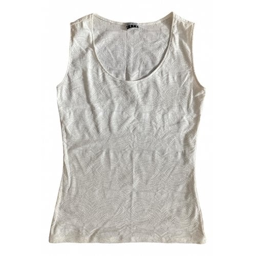 Pre-owned Issey Miyake Camisole In White
