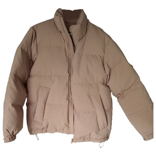 Pre-owned Sandro Puffer In Camel