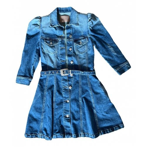Pre-owned Retroféte Mini Dress In Blue