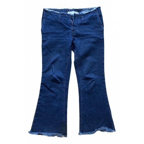 Pre-owned Marques' Almeida Bootcut Jeans In Blue