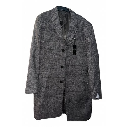 Pre-owned Lauren Ralph Lauren Wool Coat In Grey