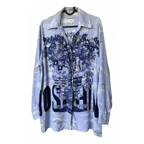 Pre-owned Moschino Shirt In Blue