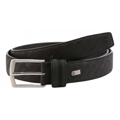 Pre-owned Sergio Tacchini Leather Belt In Black