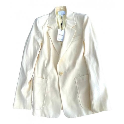 Pre-owned Reiss Blazer In Yellow