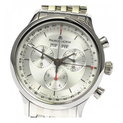 Pre-owned Maurice Lacroix Watch In Silver