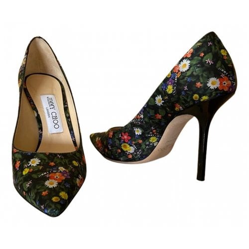 Pre-owned Jimmy Choo Cloth Heels In Multicolour