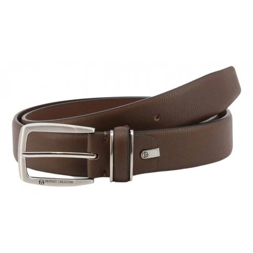 Pre-owned Sergio Tacchini Leather Belt In Brown