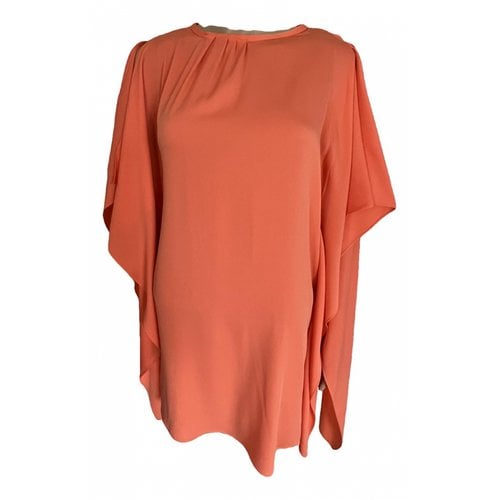Pre-owned Vionnet Silk Tunic In Pink