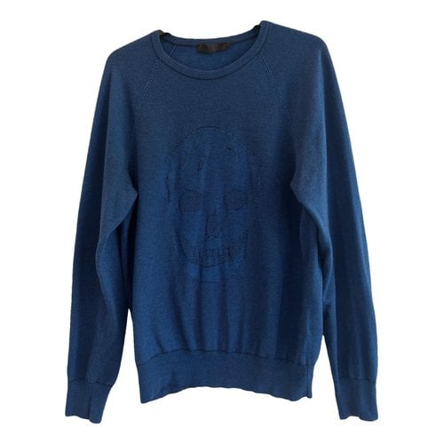Pre-owned Alexander Mcqueen Sweatshirt In Blue