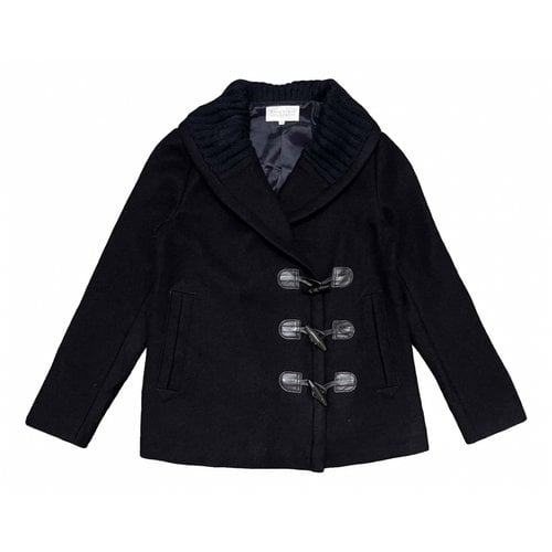 Pre-owned Mackintosh Wool Dufflecoat In Black