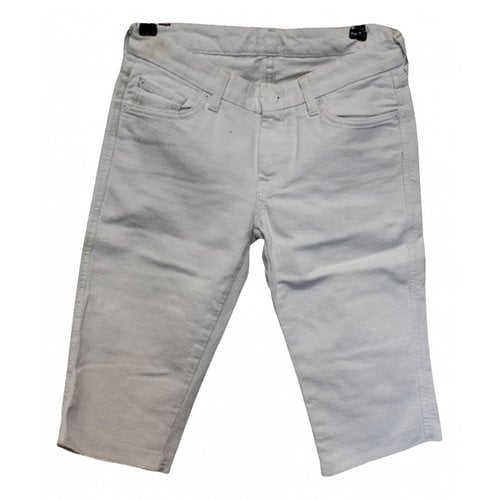 Pre-owned 7 For All Mankind Shorts In White