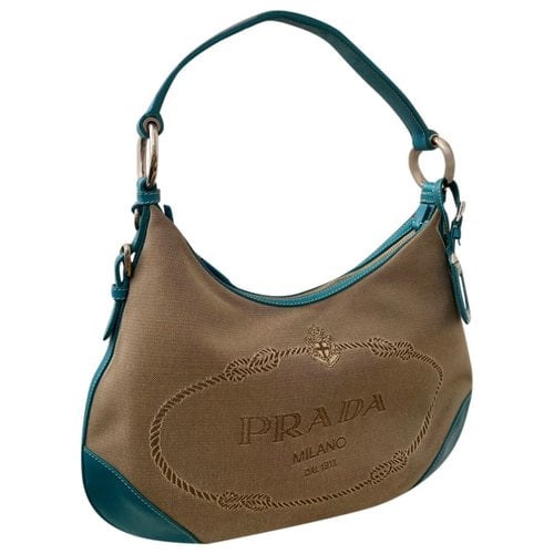 Pre-owned Prada Cloth Handbag In Multicolour