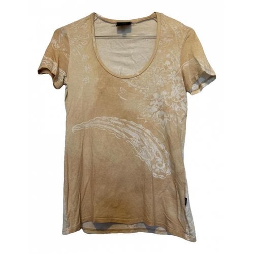 Pre-owned Just Cavalli T-shirt In Beige