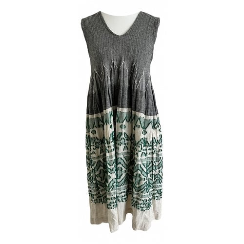 Pre-owned Issey Miyake Mid-length Dress In Grey