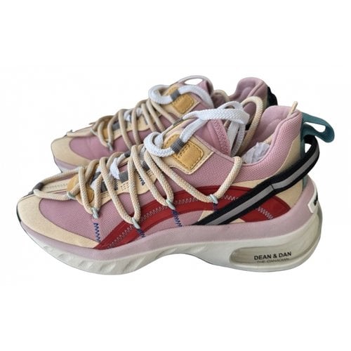 Pre-owned Dsquared2 Cloth Trainers In Multicolour