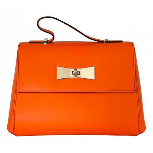 Pre-owned Kate Spade Leather Crossbody Bag In Orange