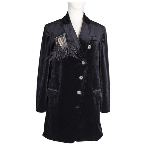Pre-owned Brunello Cucinelli Velvet Suit Jacket In Black