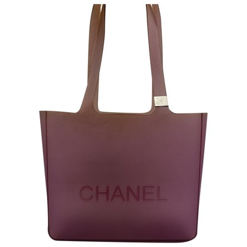 Pre-owned Chanel Jelly Tote In Purple