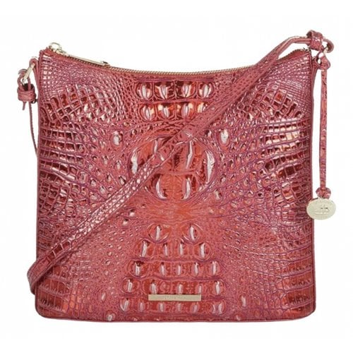 Pre-owned Brahmin Leather Crossbody Bag In Red