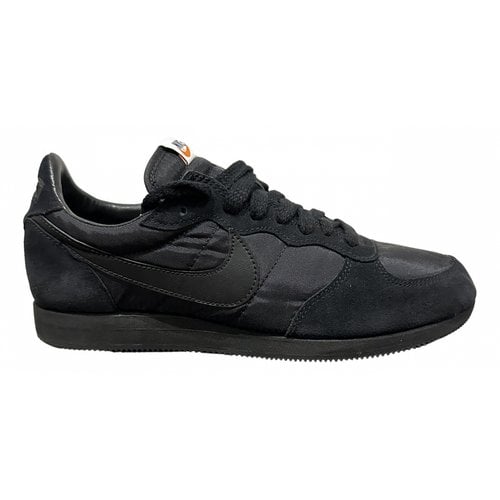 Pre-owned Nike X Comme Des Garçons Low Trainers In Black