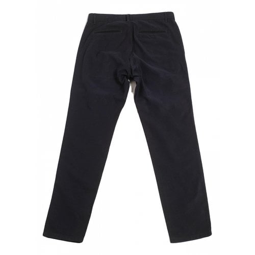 Pre-owned Apc Trousers In Navy