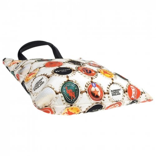 Pre-owned Burberry Cloth Handbag In Multicolour