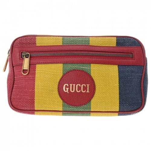 Pre-owned Gucci Cloth Clutch Bag In Multicolour