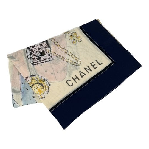 Pre-owned Chanel Scarf In Yellow