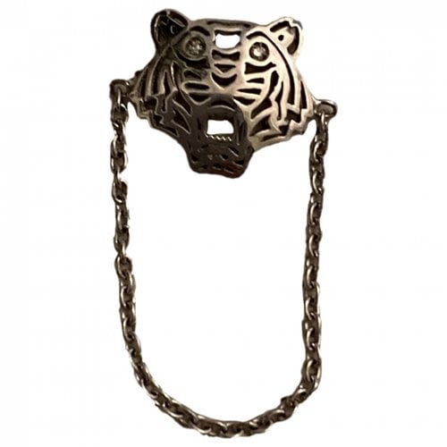 Pre-owned Kenzo Tigre Silver Ring