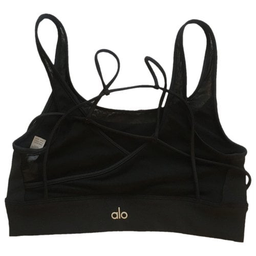 Pre-owned Alo Yoga Top In Black